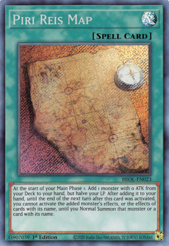 Piri Reis Map [BROL-EN023] Secret Rare 