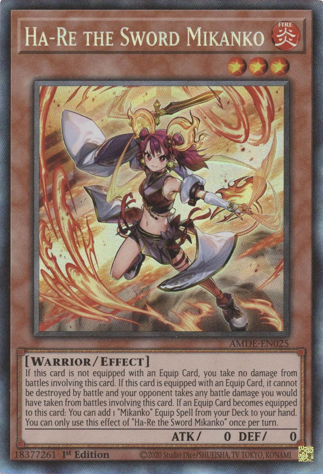 Ha-Re the Sword Mikanko [AMDE-EN025] Collector's Rare 