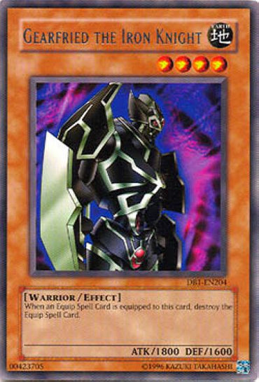 Gearfried the Iron Knight [DB1-EN204] Rare 