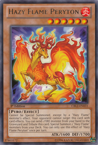 Hazy Flame Peryton [CBLZ-EN031] Rare 