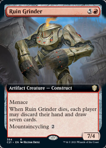 Ruin Grinder (Extended Art) [Commander 2021] 