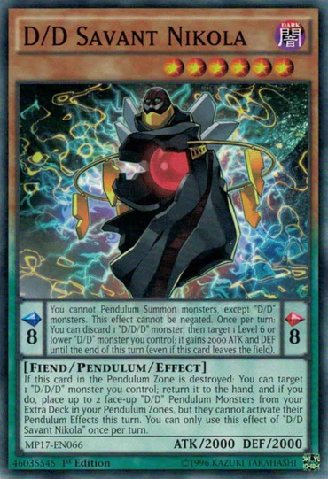 D/D Savant Nikola [MP17-EN066] Common 
