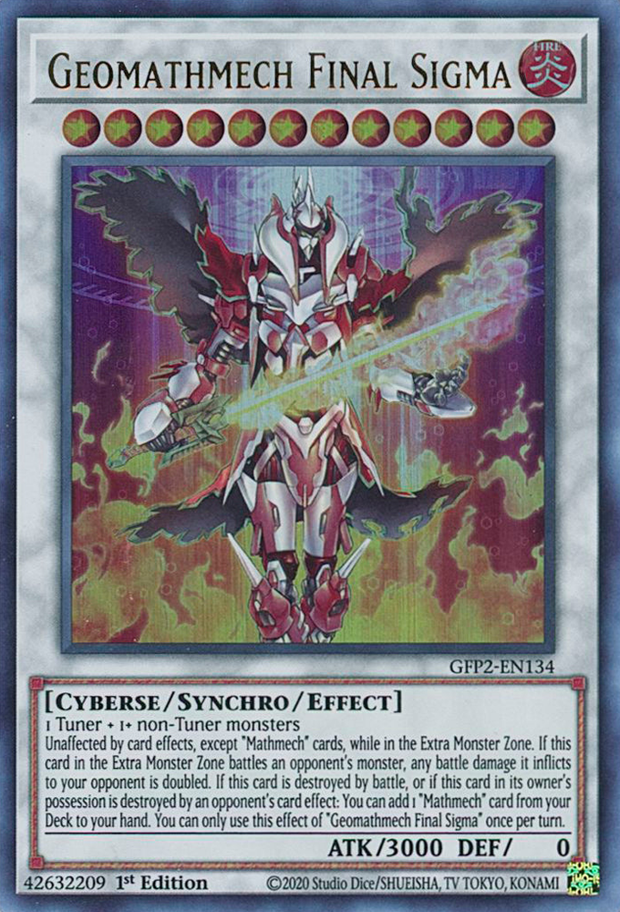Geomathmech Final Sigma [GFP2-EN134] Ultra Rare 