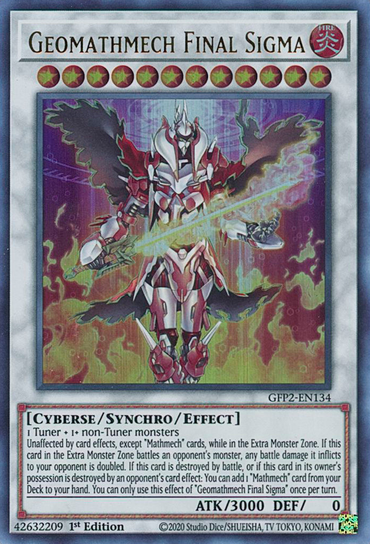Geomathmech Final Sigma [GFP2-EN134] Ultra Rare 