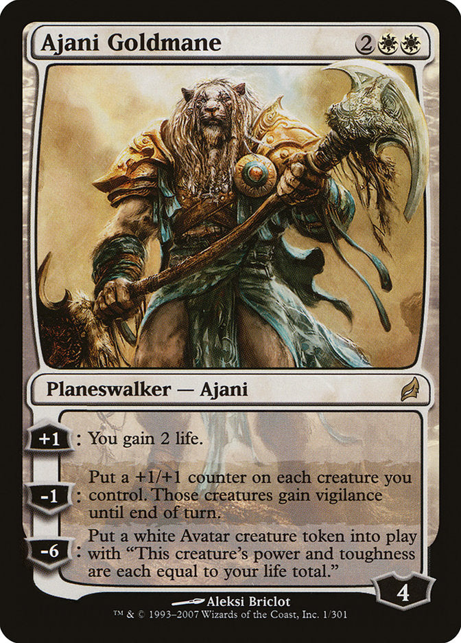 Ajani Goldmane [Lorwyn] 