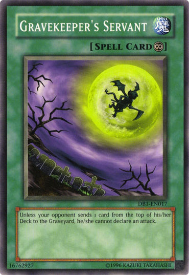 Gravekeeper's Servant [DB1-EN017] Common 