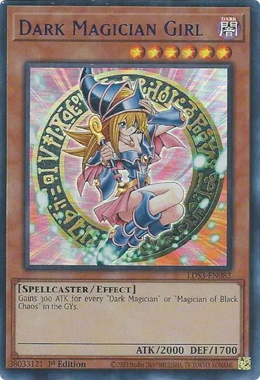 Dark Magician Girl (Blue) [LDS3-EN082] Ultra Rare 