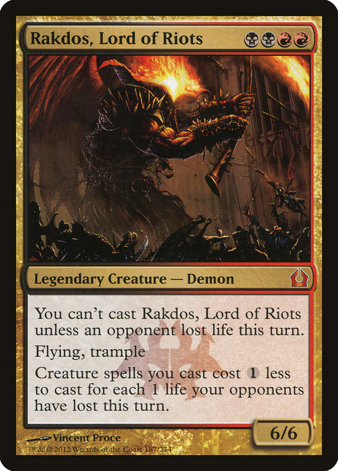 Rakdos, Lord of Riots [Return to Ravnica] 