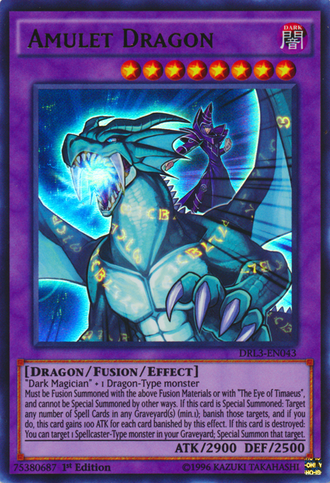 Dragon Amulet [DRL3-EN043] Ultra Rare 