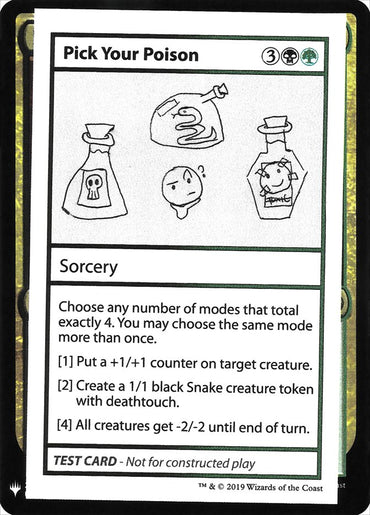 Pick Your Poison [Mystery Booster Playtest Cards] 