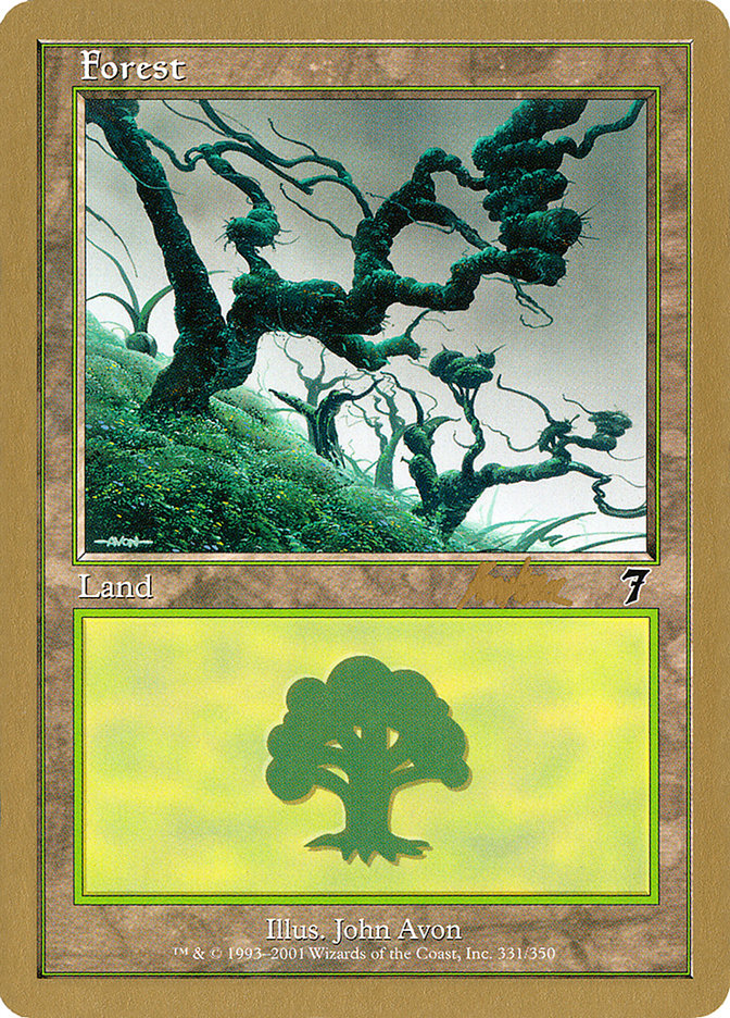 Forest (bk331) (Brian Kibler) [World Championship Decks 2002] 