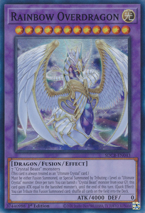 Rainbow Overdragon [SDCB-EN043] Super Rare 