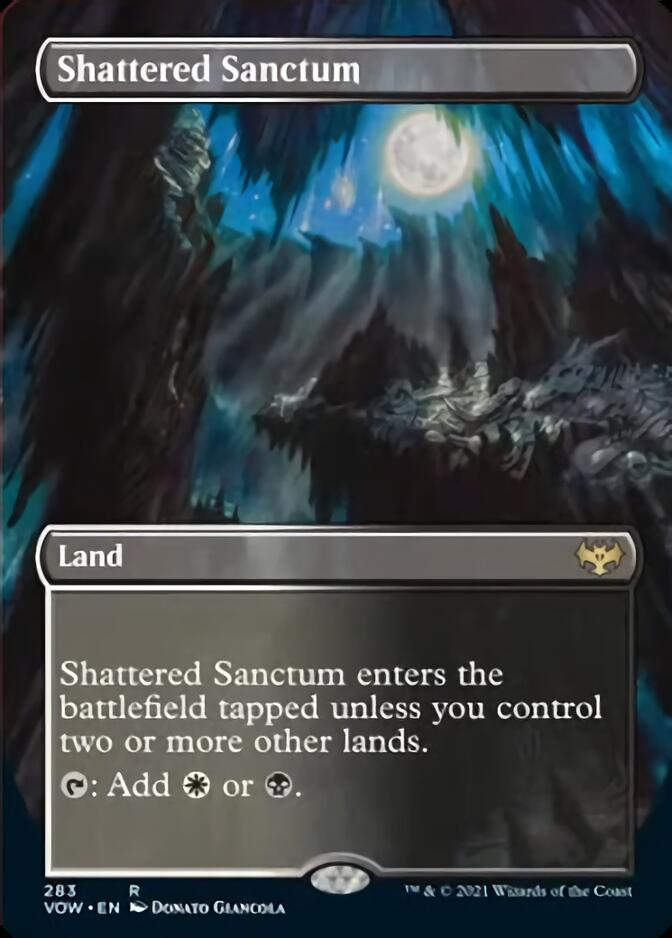 Shattered Sanctum (Borderless Alternate Art) [Innistrad: Crimson Vow] 