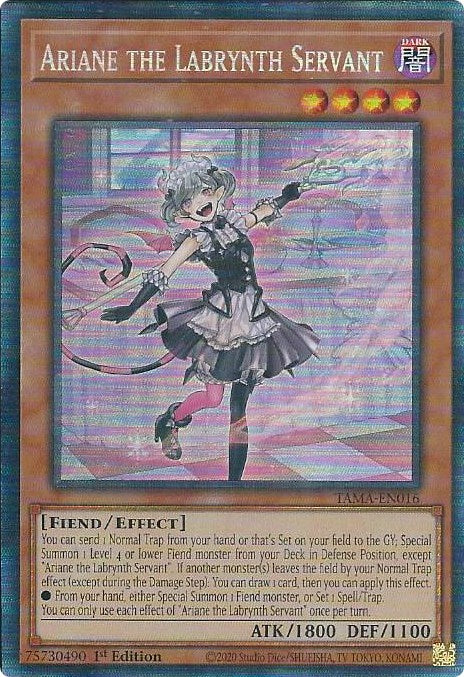 Ariane the Labrynth Servant [TAMA-EN016] Collector's Rare 