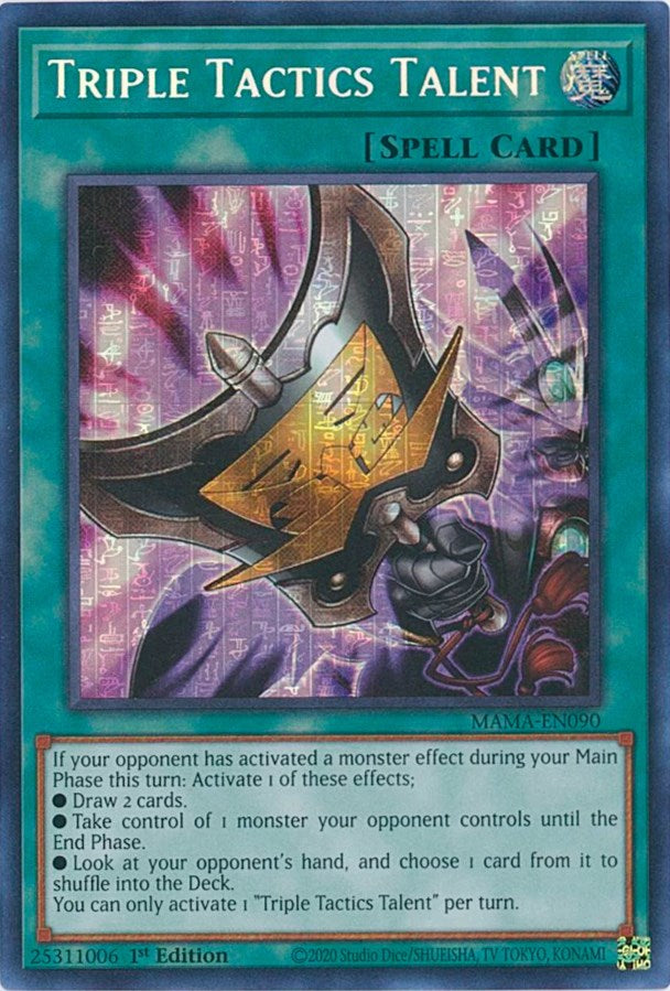 Triple Tactics Talent [MAMA-EN090] Secret Pharaoh's Rare 