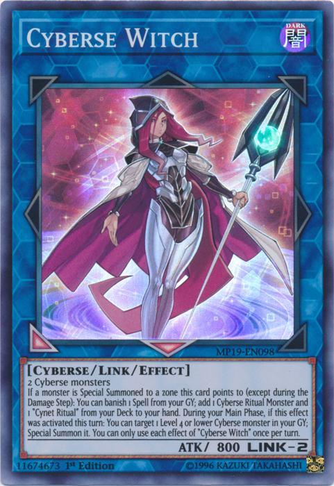 Cyberse Witch [MP19-EN098] Super Rare 