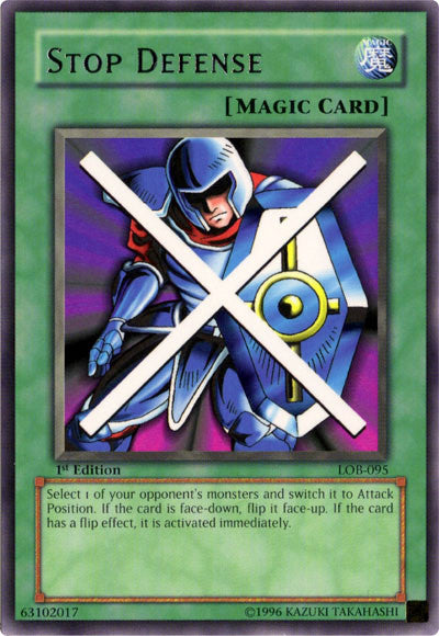 Stop Defense [LOB-095] Rare 