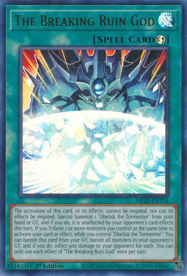 The Breaking Ruin God [MP22-EN274] Ultra Rare 