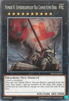 Number 81: Superdreadnought Rail Cannon Super Dora [OP10-EN019] Common 