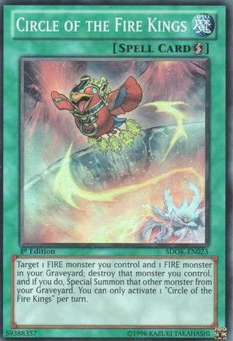Circle of the Fire Kings [SDOK-EN023] Super Rare 