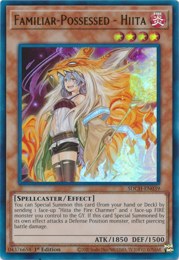 Familiar-Possessed - Hiita (Alternate Art) [SDCH-EN039] Ultra Rare 