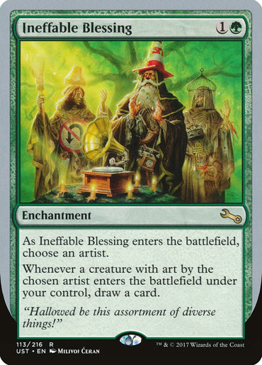 Ineffable Blessing ("choose an artist") [Unstable] 