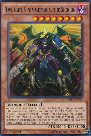 Twilight Ninja Getsuga, the Shogun [BOSH-EN017] Rare 