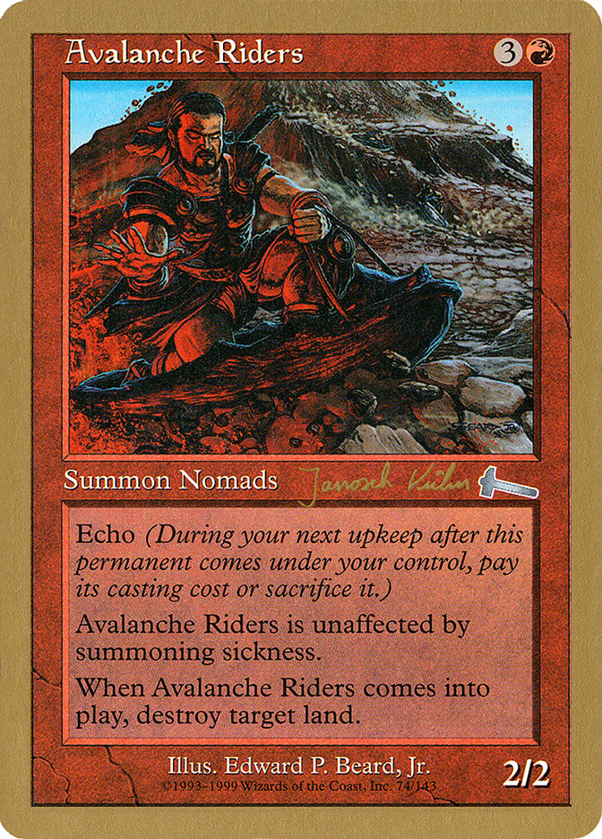 Avalanche Riders (Janosch Kuhn) [World Championship Decks 2000] 