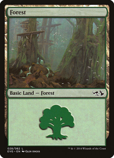 Forest (28) (Elves vs. Goblins) [Duel Decks Anthology] 