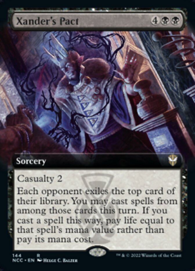 Xander's Pact (Extended Art) [Streets of New Capenna Commander] 