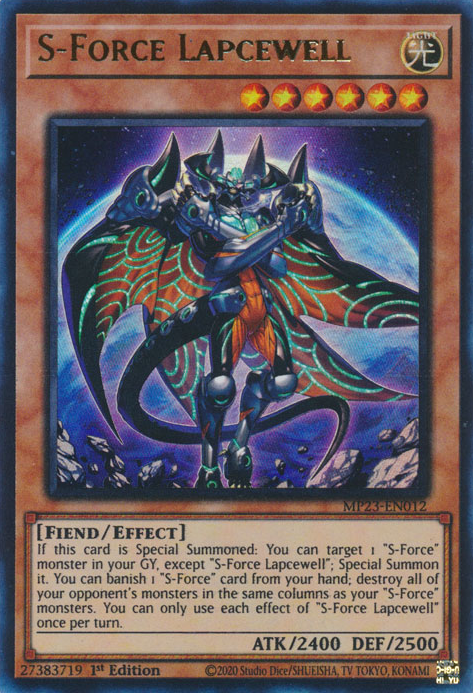 S-Force Lapcewell [MP23-EN012] Ultra Rare 