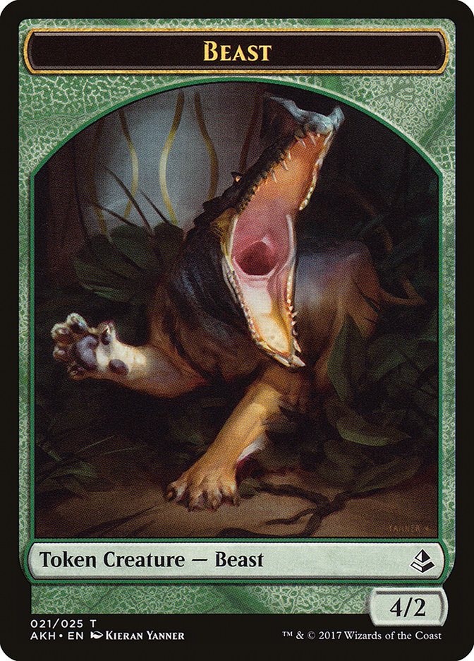 Beast Token [Amonkhet Tokens] 