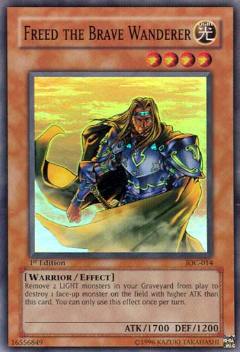 Freed the Brave Wanderer [IOC-014] Super Rare 