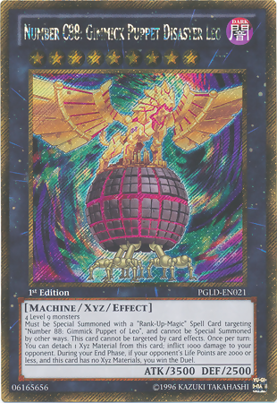 Number C88: Gimmick Puppet Disaster Leo [PGLD-EN021] Gold Secret Rare 