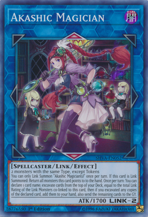 Akashic Magician [SHVA-EN052] Super Rare 