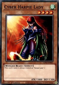 Cyber ​​Harpie Lady [LDS2-EN067] Common 