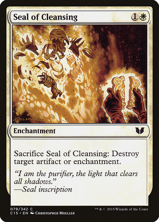 Seal of Cleansing [Commander 2015] 