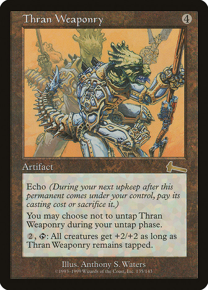 Thran Weaponry [Urza's Legacy] 