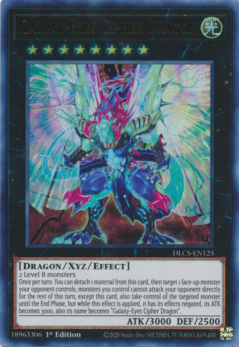 Galaxy-Eyes Cipher Dragon [DLCS-EN125] Ultra Rare 