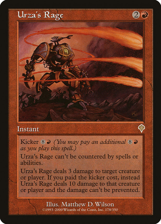 Urza's Rage [Invasion] 