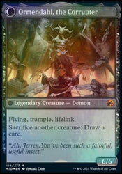 Jerren, Corrupted Bishop // Ormendahl, the Corrupted [Innistrad: Midnight Hunt Prerelease Promos] 