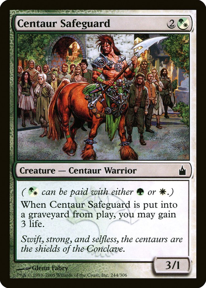 Centaur Safeguard [Ravnica: City of Guilds] 