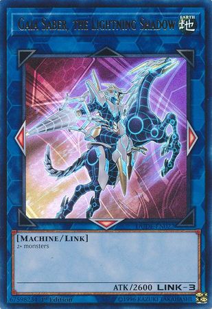 Gaia Saber, the Lightning Shadow [DUDE-EN022] Ultra Rare 