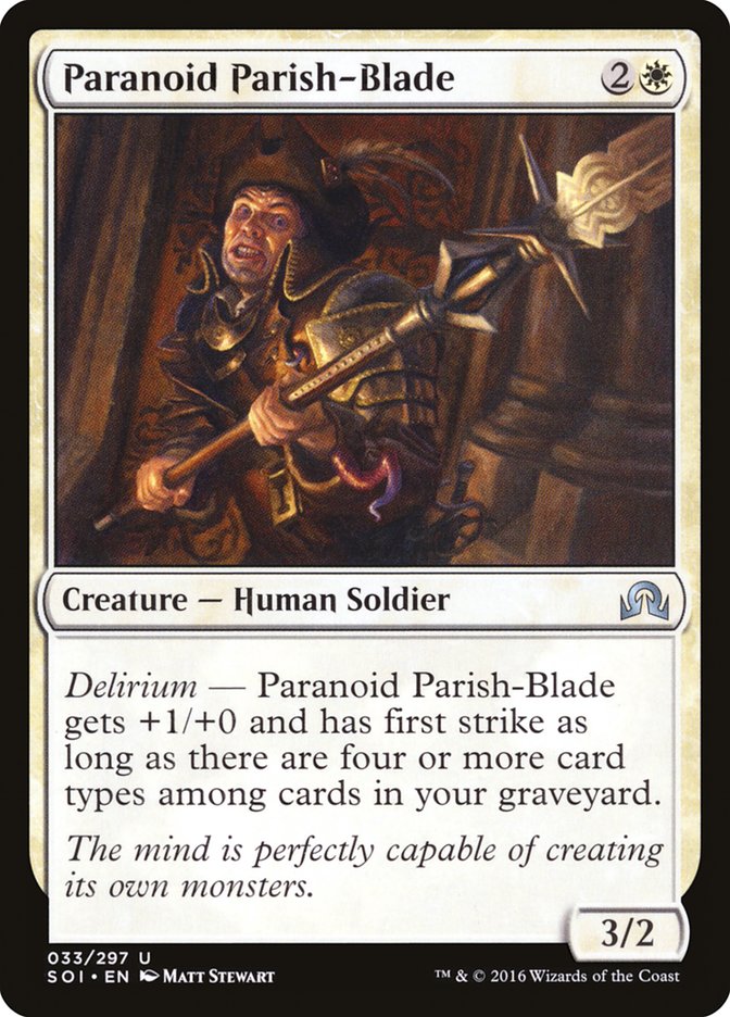 Paranoid Parish-Blade [Shadows over Innistrad] 