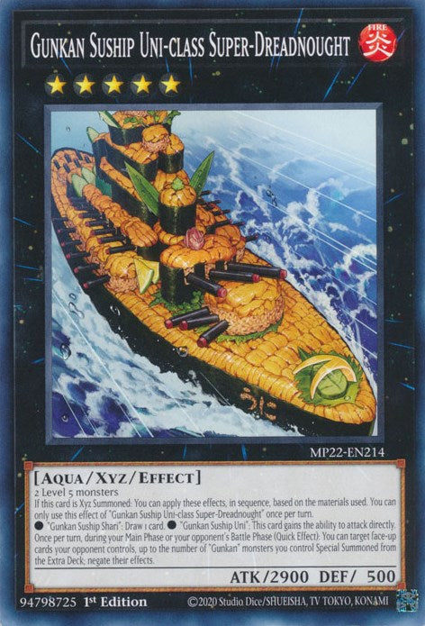 Gunkan Suship Uni-class Super-Dreadnought [MP22-EN214] Common 