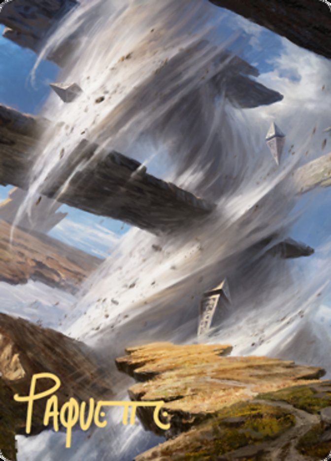 Plains 2 Art Card (Gold-Stamped Signature) [Zendikar Rising Art Series] 