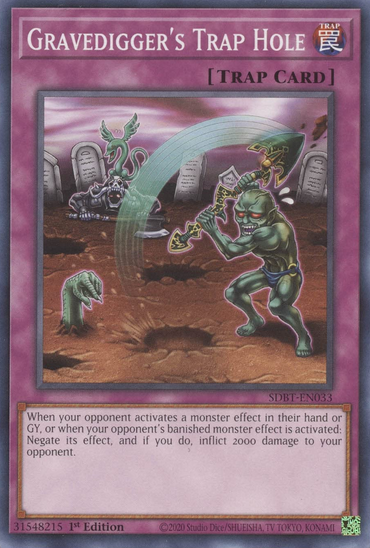 Gravedigger's Trap Hole [SDBT-EN033] Common 