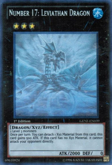 Number 17: Leviathan Dragon [GENF-EN039] Ghost Rare 