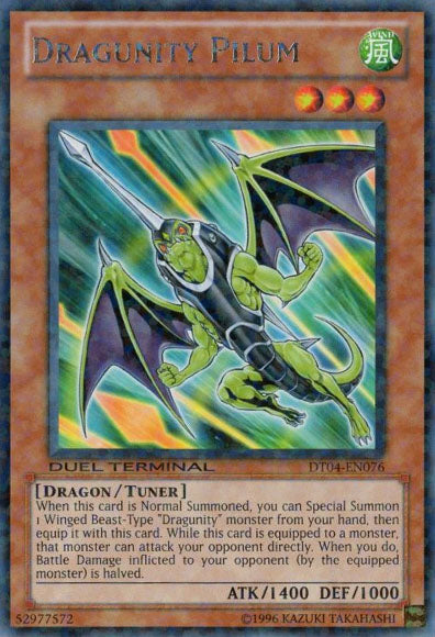 Dragunity Pilum [DT04-EN076] Rare 