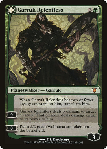 Garruk Relentless // Garruk, the Veil-Cursed [Innistrad] 